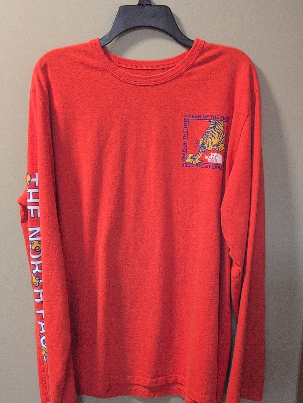 The North Face Red Long-Sleeve 'Year of the Tiger' Tee